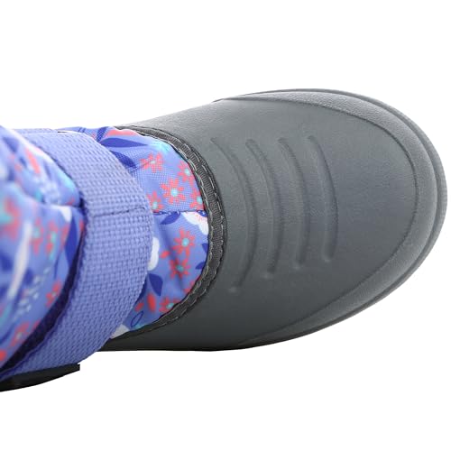Image of Northside Frosty Insulated Winter Snow Boots for Girls and Boys with Rugged, Water Resistant Nylon Upper, Quick-Drying Lining, Removable EVA Insole, and Durable TPR Outsole