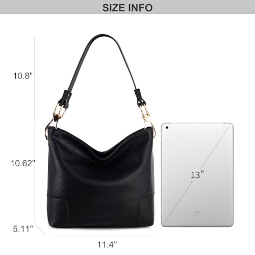 Image of Montana West Hobo Bags for Women Top Handle Satchel Shoulder Purse Bucket Handbag