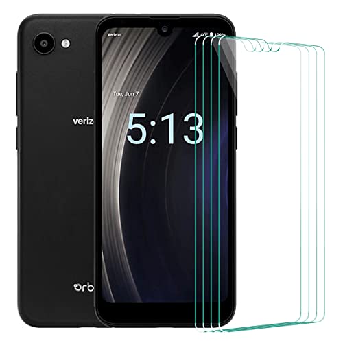 [4 Pack] Futanwei Screen Protector For Verizon Orbic Joy Smartphone | Orbic Joy Screen Protectors | Tempered Glass Film | 9H Hardness | Hd Transparency | Bubble Free | Anti-Scratch | Anti-Fingerprint #TOP2