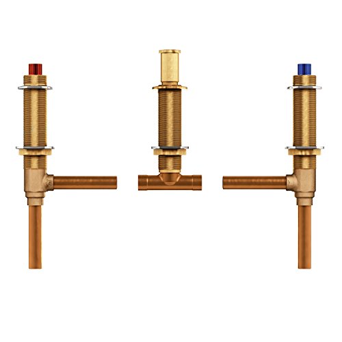 Moen 4792 Two Handle Roman Tub Valve Adjustable 1/2-Inch CC Connection, Chrome (Renewed)