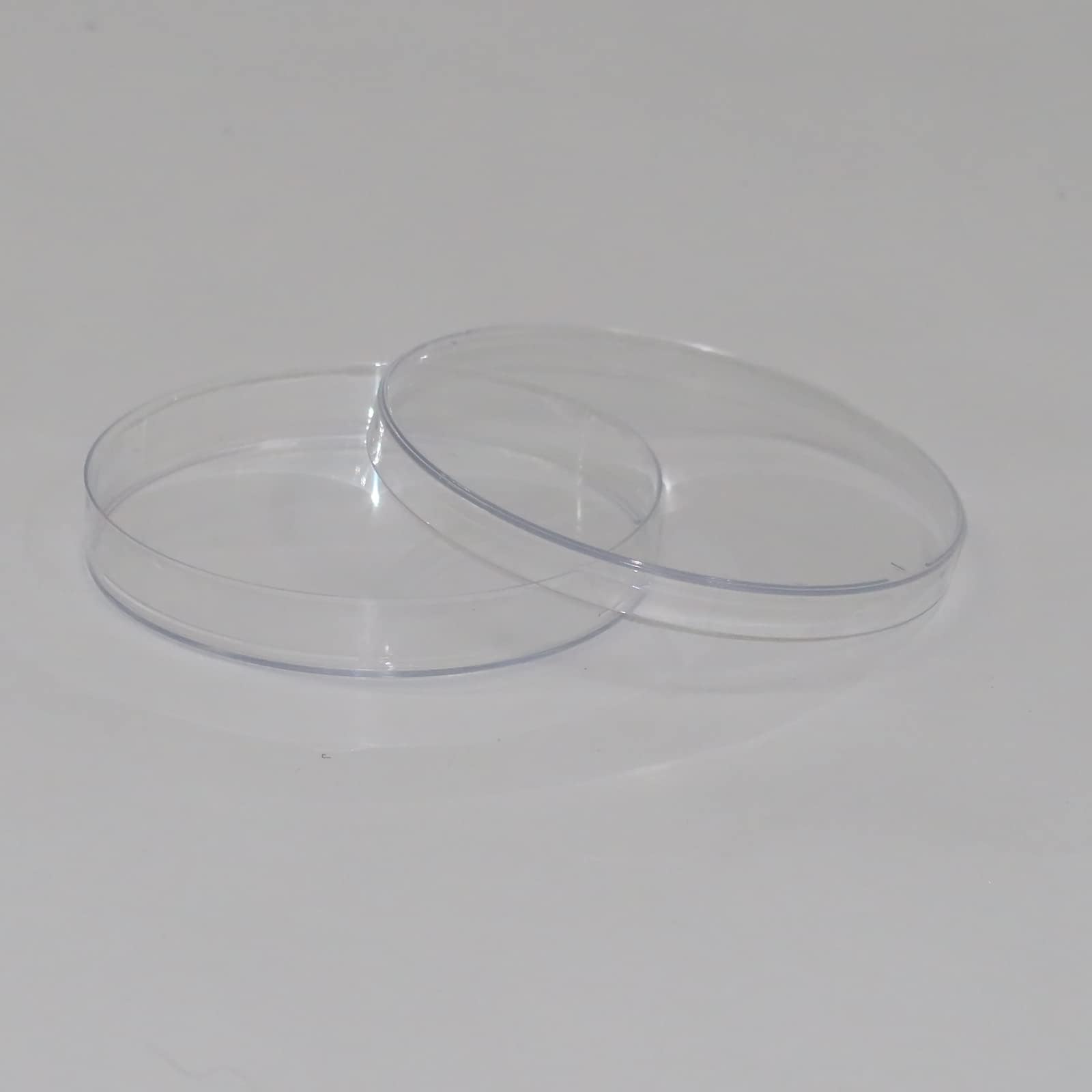Transparent Petri Dish Polystyrene Diameter 90mm Height 15mm (Pack of 10)