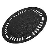 VALICLUD Antihaft Grillpfanne aus Edelstahl Hitzebeständig und Kratzfest für Pfannkuchen Eier und Omeletts Vielseitig für Herd Camping und Korean Bbq Geeignet