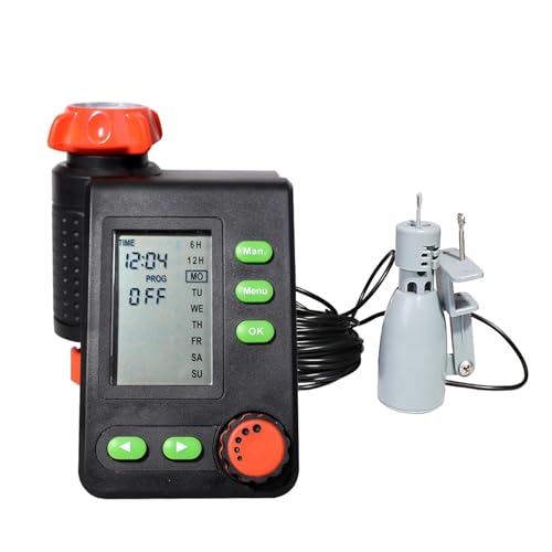 Minuterie d'irrigation programmateur d'eau à électrovanne et écran de contrôle LCD - 2