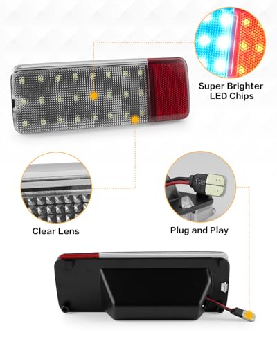 Lámparas LED para panel interior Ford Bronco y F150 1992-1996 miniatura 4