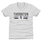500 LEVEL Kayla Thornton Golden State Font Youth Shirt (Tri Ash, 4-5Y X-Small)