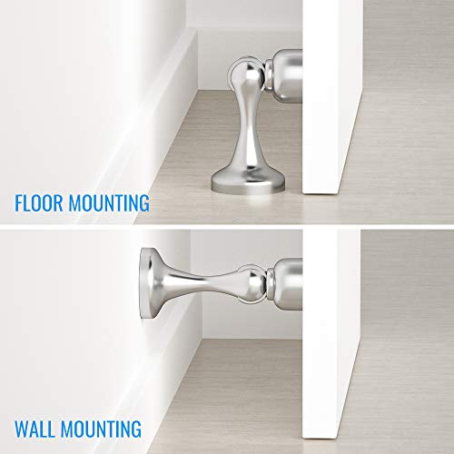 Portable Door Lock Home Security Door Lock And 4 Pack Magnetic Door Stop #TOP7