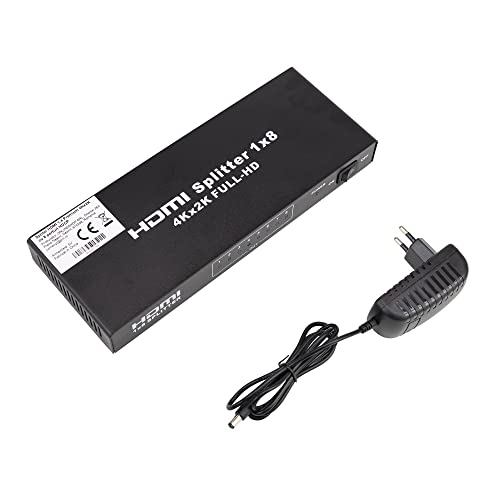 Répartiteur HDMI 1.4 Premium 4Kx2K boîtier de distribution 8 ports