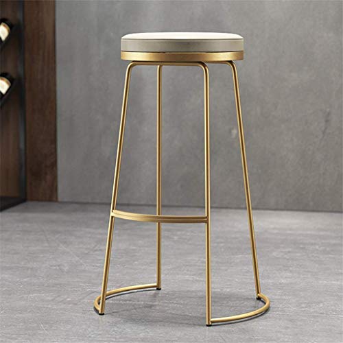 Tabouret de bar rivet industriel bois et métal avec repose-pieds stable