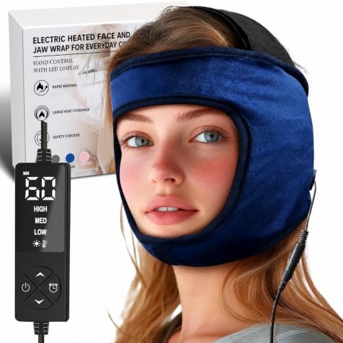 CREATRILL Jaw Heating Pad, Face Heating Pad for Chin, Cheek, and Temple
