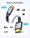 Mini HDMI à HDMI câble 1.8M 4K@60Hz 18Gbps Haute Vitesse, Nylon tressé 2.0 Prise en charge des câbles 4K 2K UHD 3D HDR ARC Compatible avec appareil photo, ordinateur portable, projecteur, HDTV, Moniteur, Raspberry Pi