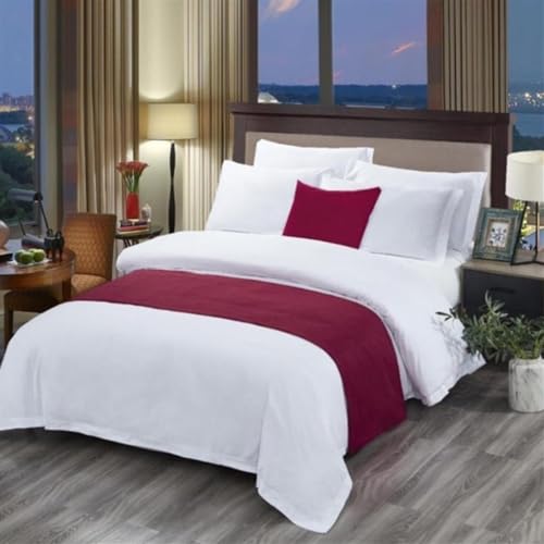 BettLäufer Bett-Läufer Bett-Schal Baumwolle Und Hanf Weich Kein Verblassen Hotel-Bettwäsche Hochwertige Bettwäsche Bett-Fahnen Bett-Matten Bett-Decken Fuß-Decken ( Color : 2 , Size : Cushion cover*1 (