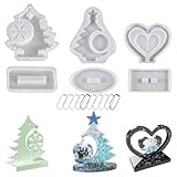 Moldes De Silicona Navideños | Lot de 6 Reutilizables De Copo De Nieve Y...