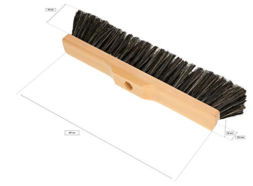 KOTARBAU® Besen 400 mm ohne Stiel mit Schraubgewinde Stubenbesen Zimmerbesen Industriebesen Hallenbesen – Bild 3