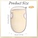 TIESOME 2 Pcs Exfoliating Mitt with Thumb Holes, Traditional Body Scrub Glove Korean Washcloth Body Exfoliator foe Keratosis Pilaris and Self Tan Prep