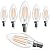 GvvooHome LED Candelabra Light Bulbs 40 watt Equivalent, Dimmable E12 LED Bulb, 2700K Soft White B10 Candle Bulb, Chandelier Light Bulbs, 90+CRI, 400LM, Cear Glass, 6 Pack