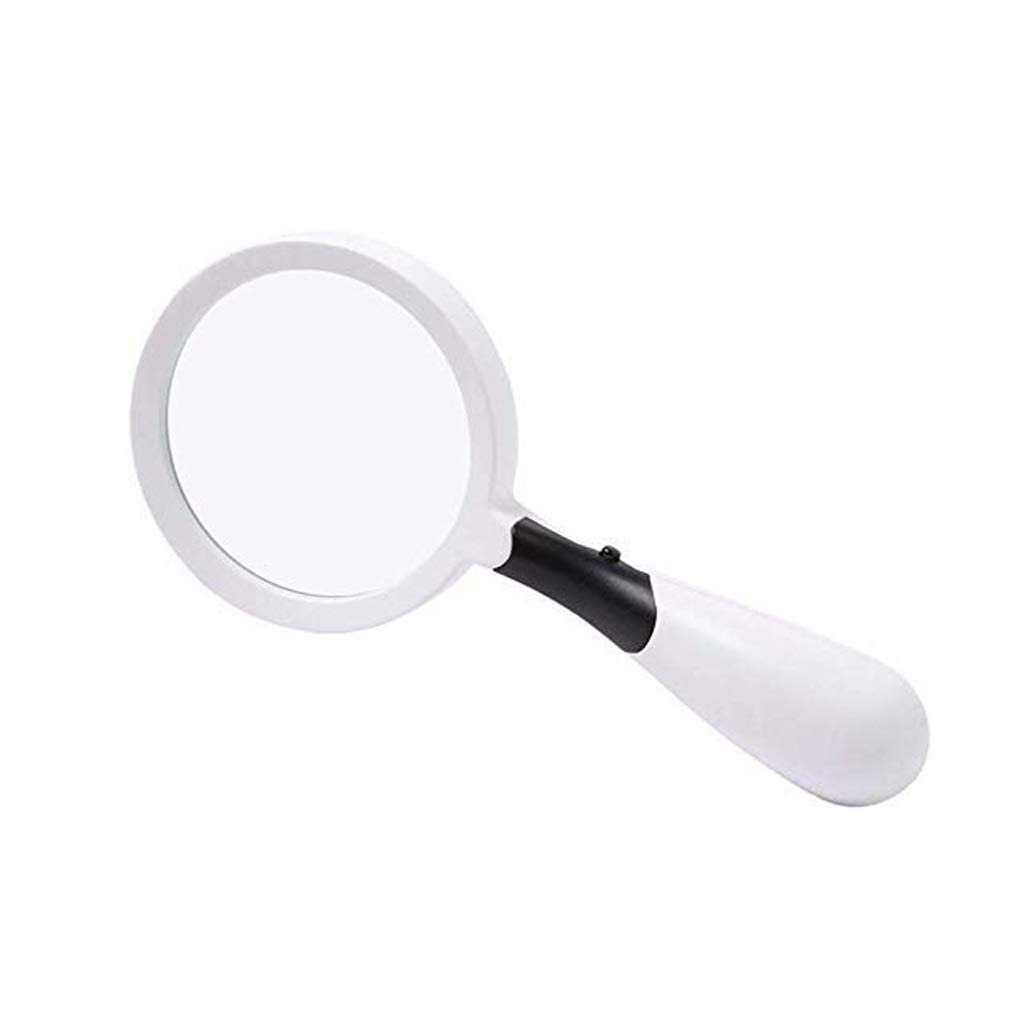 Lente d'ingrandimento portatile con luci LED, lente d'ingrandimento per hobby, anziani, degenerazione maculare