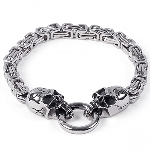 Bracelets pour hommes link chain biker punk gothique rock - 5