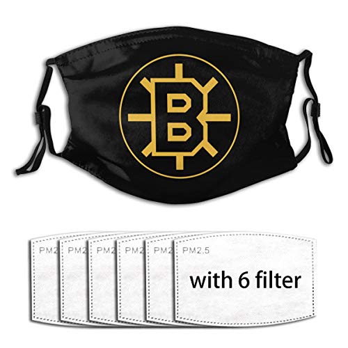G-III Sports Boston Bruins Adult Dustproof Breathable Mouth Cover washableWith 6 Filter