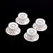 4x Universal LP top hat bell Style Guitar Speed Knobs,White/gold type