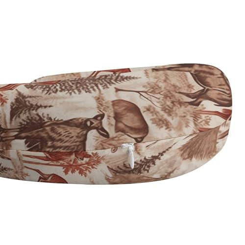 Almohada espuma viscoelástica tamaño 30x25 cm cuello U miniatura 4