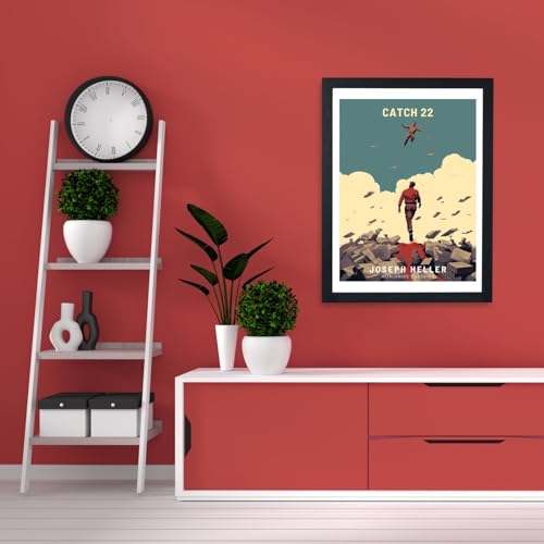 Catch 22 collection de livres classiques grand format encadré d'art