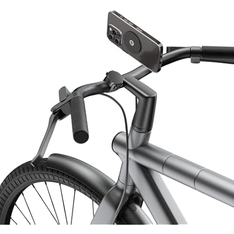 Shapeheart - Magnetic Bike Phone Holder with Extra-Thin Steel Plate | Anti Reflection | Phone Mount for Bike Handlebars or Forks | Universal Bike Accessory Cover