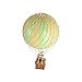 Authentic Models, Floating The Skies Air Balloon, Hanging Home Decor - 5.3 Inch Height, Historic Hot Air Balloon Model for Home Decor, Detailed Vintage Decorations to Hang from Ceiling - True Green