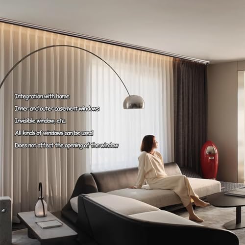 Riel de techo de 250 cm para separar ambientes y salones 8