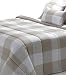 Belnou. Edredón Nórdico de 300gr. Excelente Confort Invernal Estampado Cuadros. (Cama 90...
