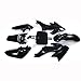 TC-Motor Black Plastic Fender Fairing Kits Kit For Honda XR50 CRF50 Chinese 50cc 90cc 110cc 125cc 140cc 150cc 160cc Dirt Pit Bike
