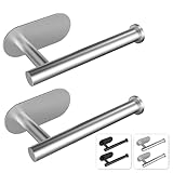 FEAWIAI 2 Piezas Porta Rollos Papel de Baño,Porta Papel Higiénico de SUS304 Acero Inoxidable,Soporte para Papel...