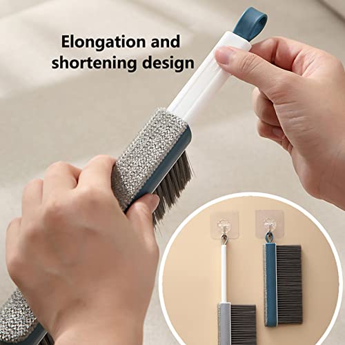 NEDLON Removedor de Fiapos de Escova de Roupas, Alça Longa Ajustável, Escovas de Banco de Mão Cerdas