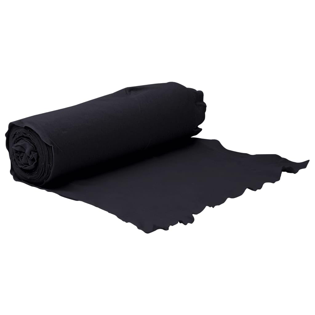 JUDYY Membrana Geotessile Nera 1x10 m in Fibra di Poliestere,Membrana Geotessile,Tessuti per Pacciamatura-4009848