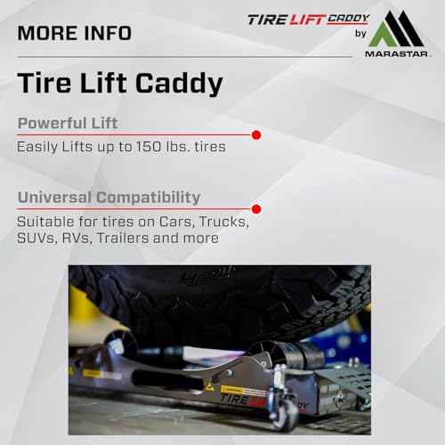 Tire Lift Caddy Adjustable 150lbs Capacity