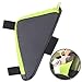for Bike Triangle Frame Bag for Repair Tools, Compact Storage Pouch with Multi-Directional Design, Lightweight 35g Inner Tube Carrier (Grey + Green)