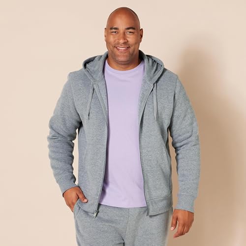 Image of Amazon Essentials Men's Full-Zip Fleece Hoodie Sweatshirt (Available in Big & Tall)