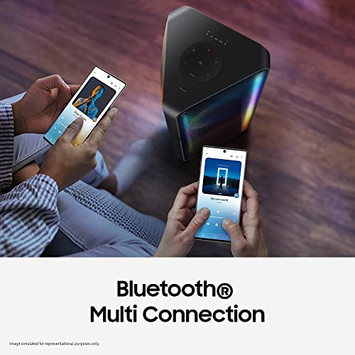 Image of Samsung 240 W {MX-ST50B /XL} Sound Tower High Power Audio, Bi-Directional Sound, Built-in Battery, Water Resistant, Party Lights, Bluetooth Multi-Connection and Bass Booster 2022 Model (Black)