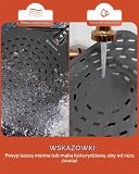 SOUTHGATE Łopatka do pizzy 30 cm (12 cali), perforowana łopata do pizzy z anodyzowanego aluminium, z silikonowym zdejmowanym uchwytem, łopatka do pizzy do chleba pizzy, 30 x 35 cm
