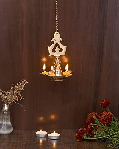 Lampe Diya suspendue pour illuminer votre coin prière et sanctuaire de maison