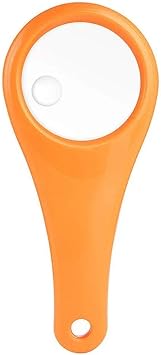 Perfect Low Vision Aid Magnifier Small Glass, Handheld Portable Pocket Magnifier 5X 20x HD Lens