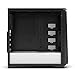 Phanteks PH-EC416PTG_BW Eclipse P400 Steel ATX Mid Tower Case Black/White, Tempered Glass Edition Cases