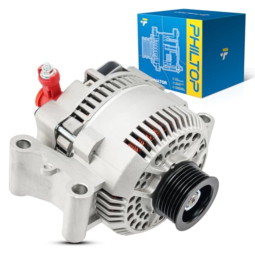 Image of PHILTOP New Alternator 8258N Compatible with Ford Ranger 4.0L 2001-2005 | New Alternator Compatible with Ford Ranger 4.0L 2001-2005, Mazda B4000 2001-2007, 8258N 12V CW S6