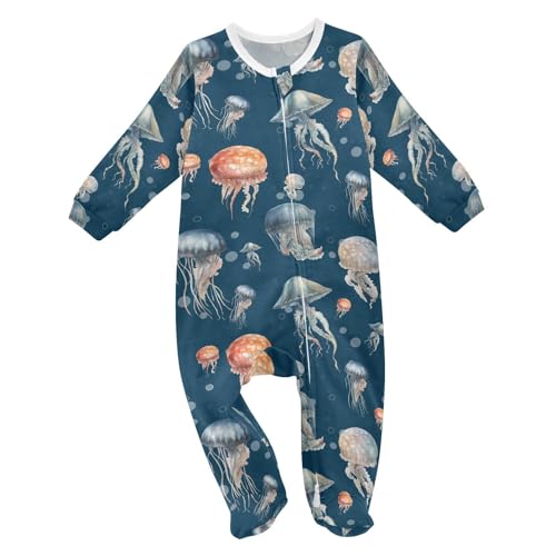 Image of vvfelixl Halloween Pumpkins Orange Lantern Baby Sleepers For Girl Boys Newborn Baby Play One-Piece Footies For 0-24 Months