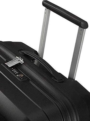Image of American Tourister 8 Spinner Wheels Trolley Bag for Travel | AIRCONIC 55 Cms Polypropylene Hardsided Small Cabin Luggage Bag | Suitcase for Travel | Trolley Bag for Travelling, Black