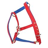 DINHEAROM Verstellbares Pferdehalfter Strapazierfähigem Material Reitzubehör für Training und...