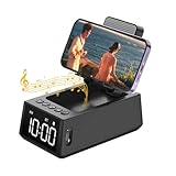 Caixinha de som portátil 3 em 1 caixa de som bluetooth 8w suporte