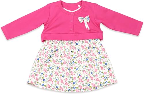 Image of Baby Girls Dress for New Born Baby, Baby Cotton Dress, Baby Girls Dress 3-18 Months, Baby Girl Clothes, Baby Girl Dress 3-6 Months, 6-12 Months, 12-18 Months