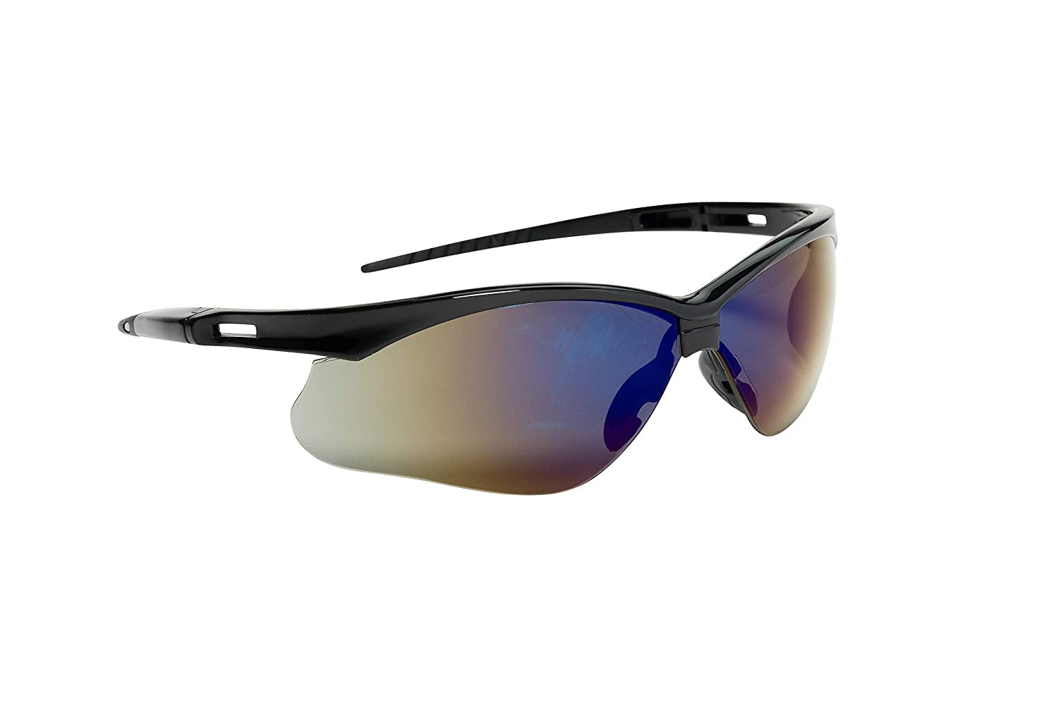 Jackson Safety Leichte ultrastarke Schutzbrille mit flexiblem Nasensteg, Anti-Kratz-Beschichtung, 12 Paar/Etui