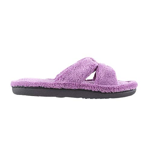 Isotoner 95005 Women'S Microterry Satin X-Slide thumb #5