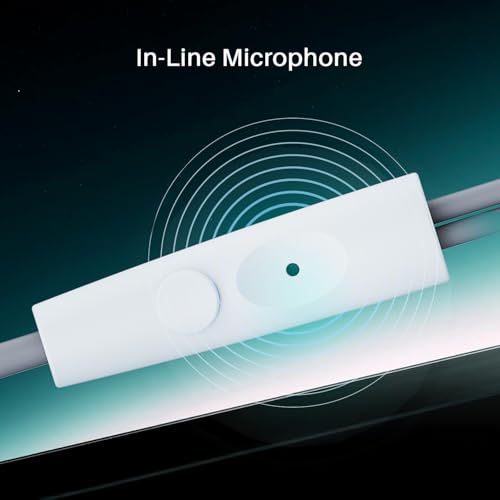 Image of Boat Bassheads 300C Wired Earphones,Type-C Jack, 10mm Drivers, Signature Sound, in-Line Microphone, Integrated Controls, Voice Assistant & 120cm Cable (Cool Grey)